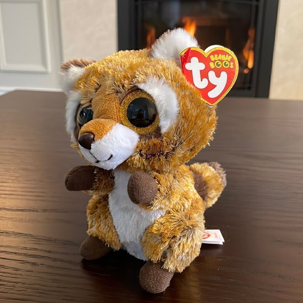 2020 Ty Beanie Boos Rusty the Red/Orange Fox 6” tall NWT Excellent Condition - Picture 1 of 9